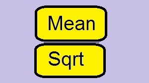 میانگین و جذر در پی ال سی